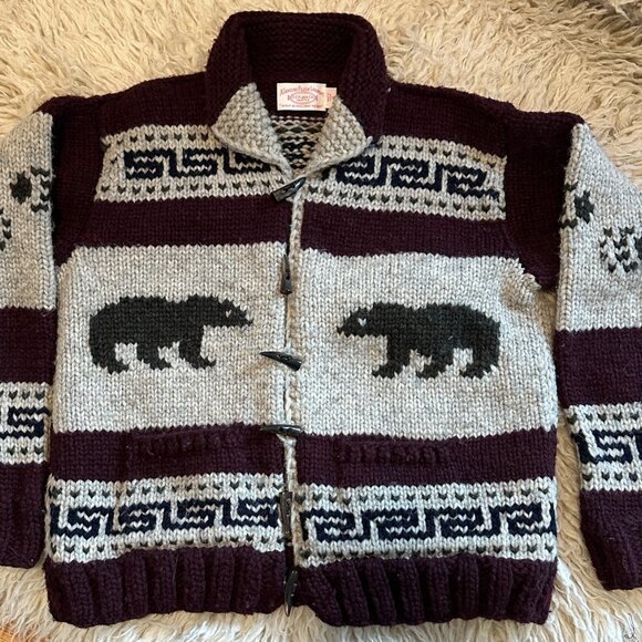 CC Filson Cowichan Hand Knit Wool LIMITED EDITION Bear Cub - Men's Medium M - Picture 1 of 10